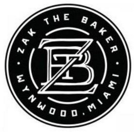 ZTB ZAK THE BAKER · WYNWOOD, MIAMI · logo