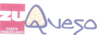 ZU SABOR VENEZOLANO QUESO logo