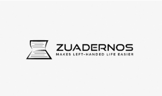 ZUADERNOS MAKES LEFT-HANDED LIFE EASIER logo