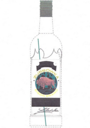 ZUBROWKA BISON BRAND logo