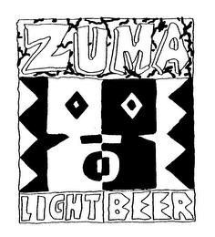 ZUMA LIGHT BEER logo
