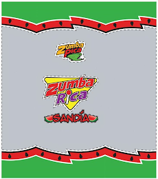 ZUMBA PICA ZUMBA RICA SANDIA logo