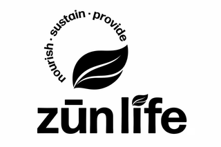 ZUN LIFE NOURISH SUSTAIN PROVIDE logo