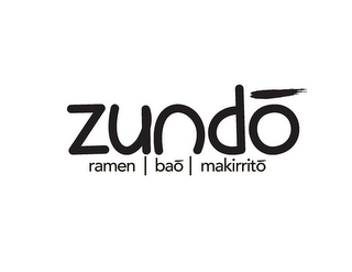 ZUNDO RAMEN | BAO | MAKIRRITO logo