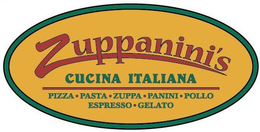 ZUPPANINI'S CUCINA ITALIANA PIZZA · PASTA · ZUPPA · PANINI · POLLO ESPRESSO · GELATO logo