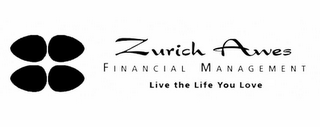 ZURICH AWES FINANCIAL MANAGEMENT LIVE THE LIFE YOU LOVE logo