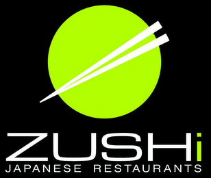 ZUSHI JAPANESE RESTAURANTS logo