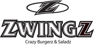 ZWINGZ CRAZY BURGERZ & SALADZ logo