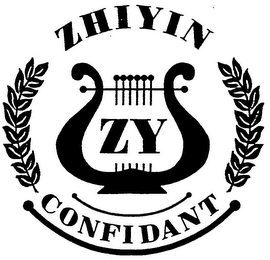 ZY ZHIYIN CONFIDANT logo