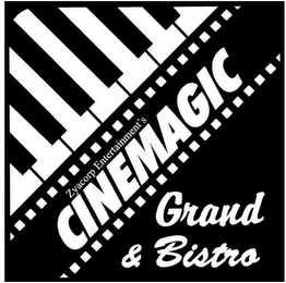 ZYACORP ENTERTAINMENT'S CINEMAGIC GRAND & BISTRO logo