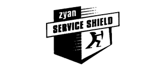 ZYAN, SERVICE SHIELD logo