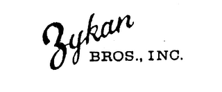 ZYKAN BROS., INC logo