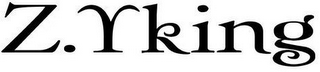 Z.YKING logo