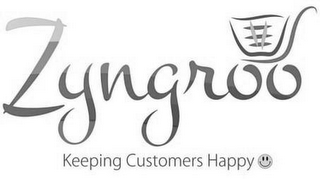 ZYNGROO KEEPING CUSTOMERS HAPPY logo