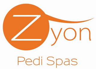 ZYON PEDI SPAS logo