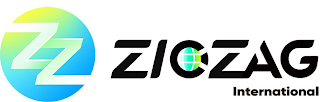ZZ ZIGZAG INTERNATIONAL logo