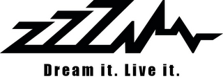 ZZZ DREAM IT. LIVE IT. logo