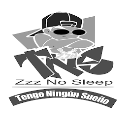ZZZ TNS ZZZ NO SLEEP TENGO NINGÚN SUEÑO logo