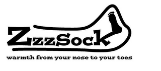 ZZZSOCK WARMTH FROM YOUR NOSE TO YOUR TOES logo