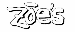 ZÔE'S logo