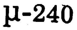 µ-240 logo