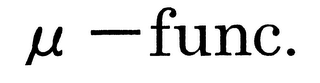 µ-FUNC. logo