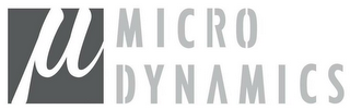 µ MICRO DYNAMICS logo