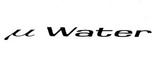 µ WATER logo