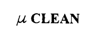 µCLEAN logo