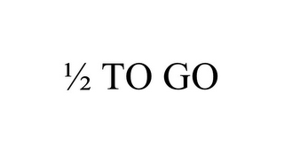 ½ TO GO logo