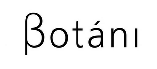 ßOTÁNI logo