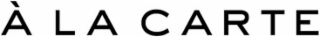 À LA CARTE logo