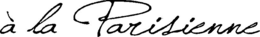 À LA PARISIENNE logo