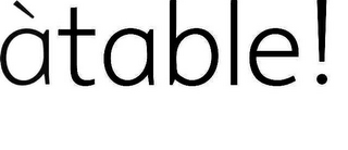 ÀTABLE! logo