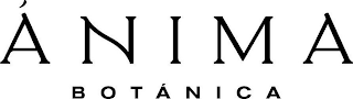 ÁNIMA BOTÁNICA logo