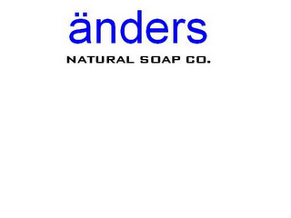 ÄNDERS NATURAL SOAP CO. logo