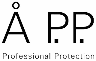 Å P.P. PROFESSIONAL PROTECTION logo