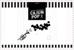 ÇA C'EST BON LOUISIANA STYLE POPCORN CAJUN POP BAYOU BORN KERNELS WITH A KICK logo