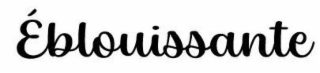 ÉBLOUISSANTE logo