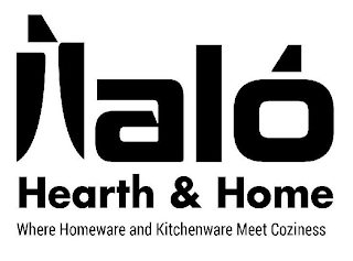 ÌLALÓ HEARTH & HOME WHERE HOMEWARE AND KITCHENWARE MEET COZINESS logo