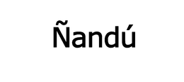 ÑANDÚ logo