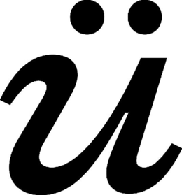 Ü logo