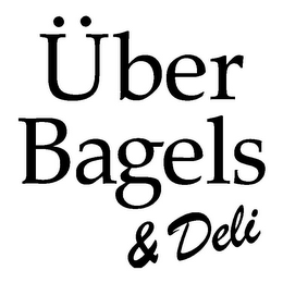 ÜBER BAGELS & DELI logo